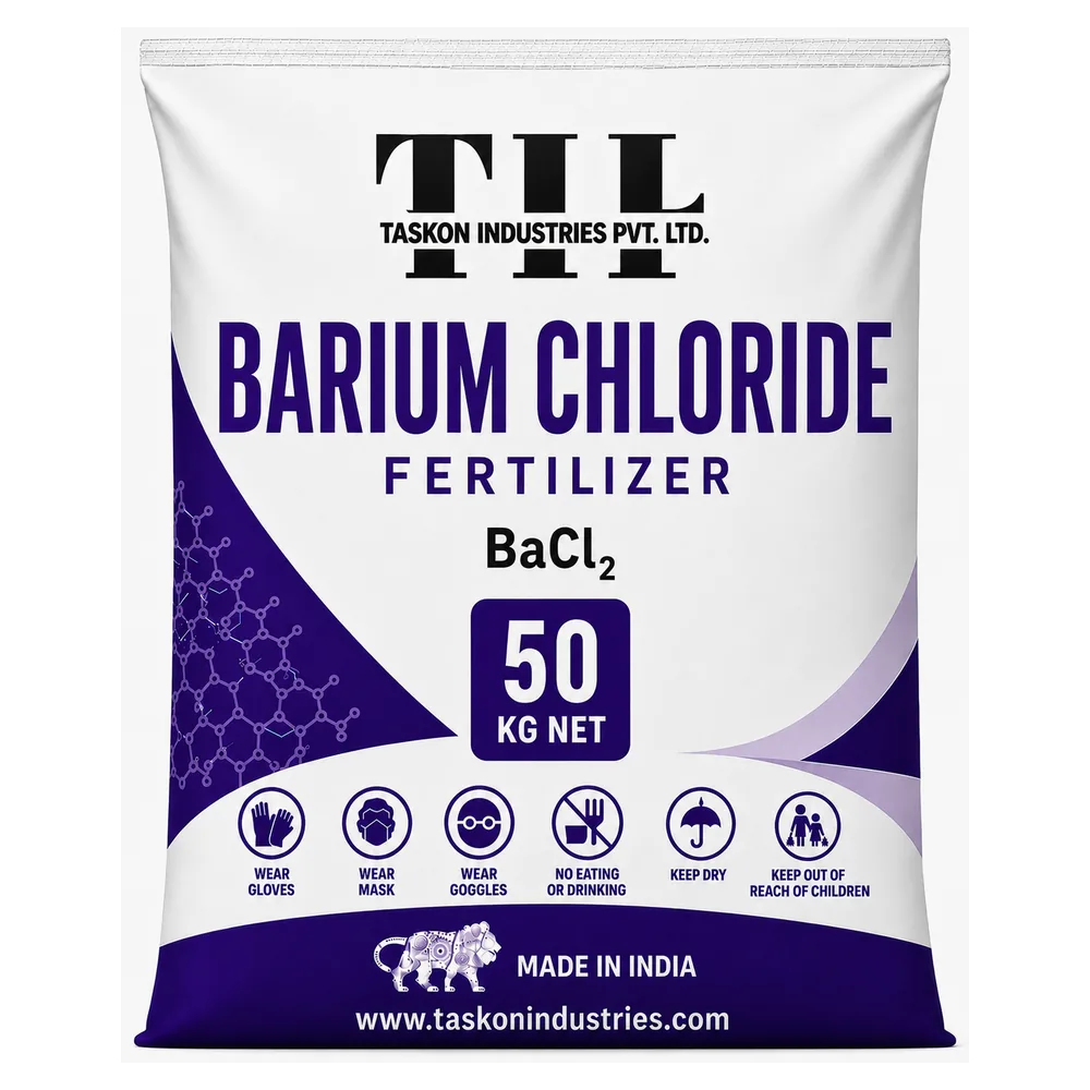 Barium Chloride 50 kg bag, Taskon Industries