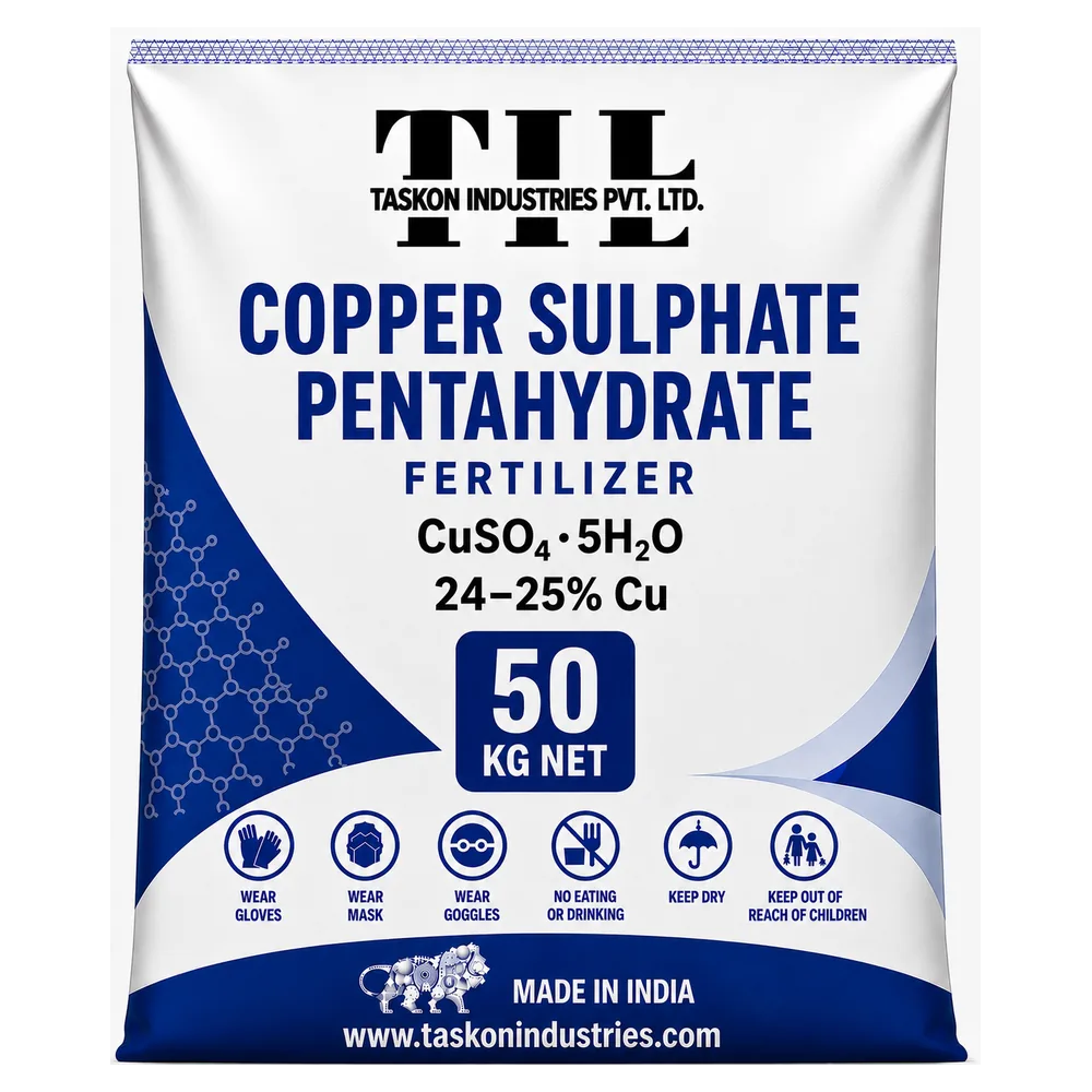 Copper Sulphate Pentahydrate 50 kg bag, Taskon Industries